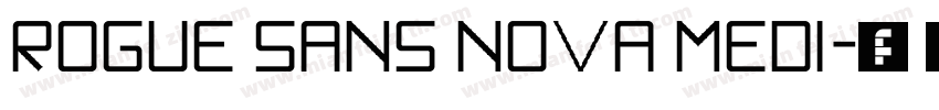 Rogue Sans Nova Medi字体转换